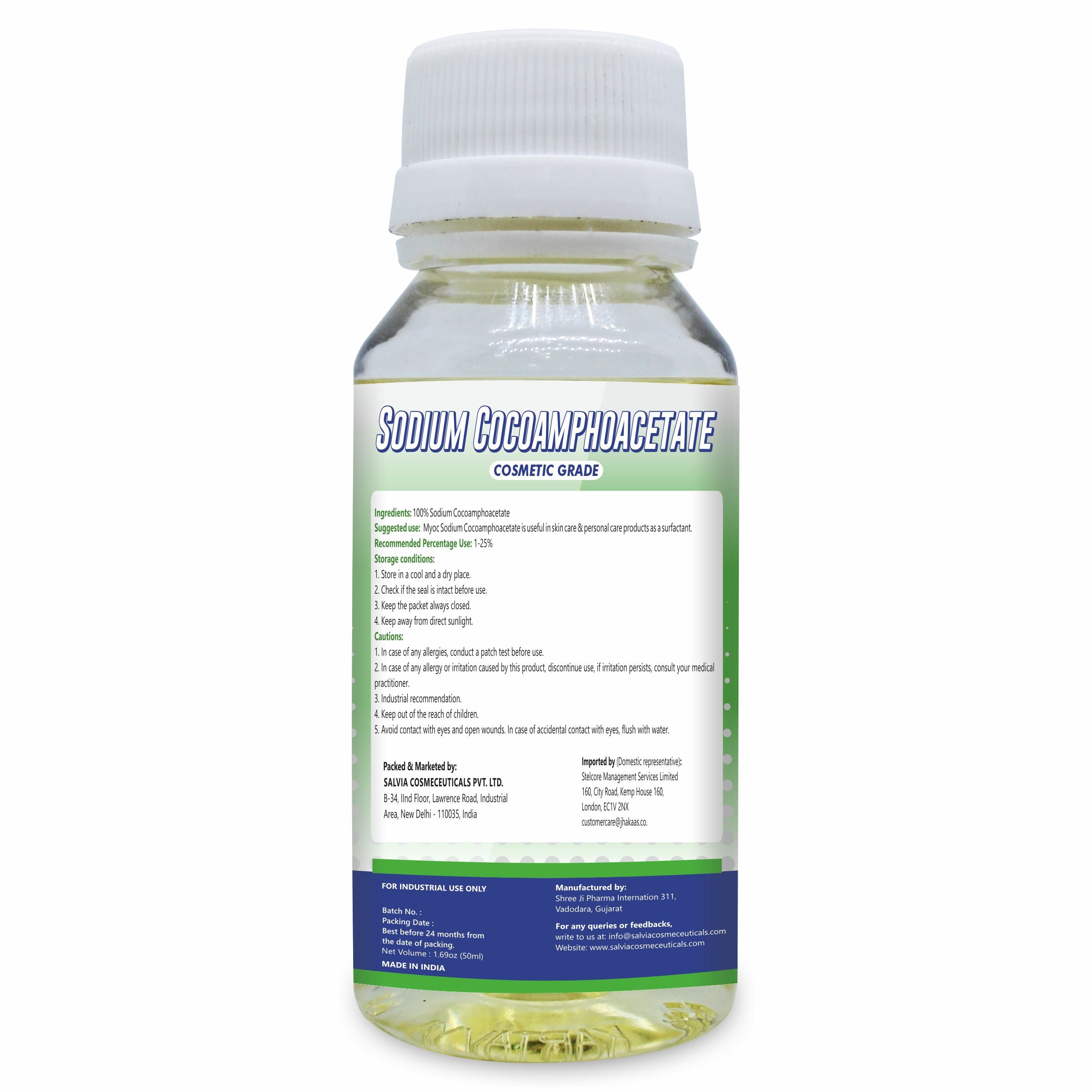 shoprythmindia Cosmetic Raw Material 50ml Sodium Cocoamphoacetate shoprythmindia Cosmetic Raw Material 50ml Sodium Cocoamphoacetate
